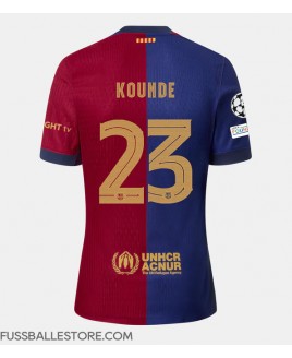 Günstige Barcelona Jules Kounde #23 Heimtrikot 2024-25 Kurzarm